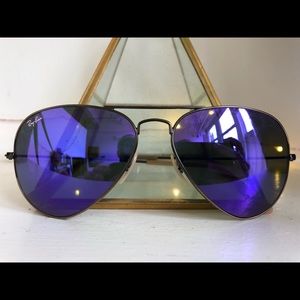Purple Aviators - RayBan